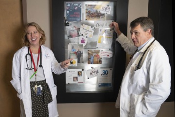 Cori Daines, MD, and Michael Daines, MD, not only share some patients, but also are known to finish each others sentences. 