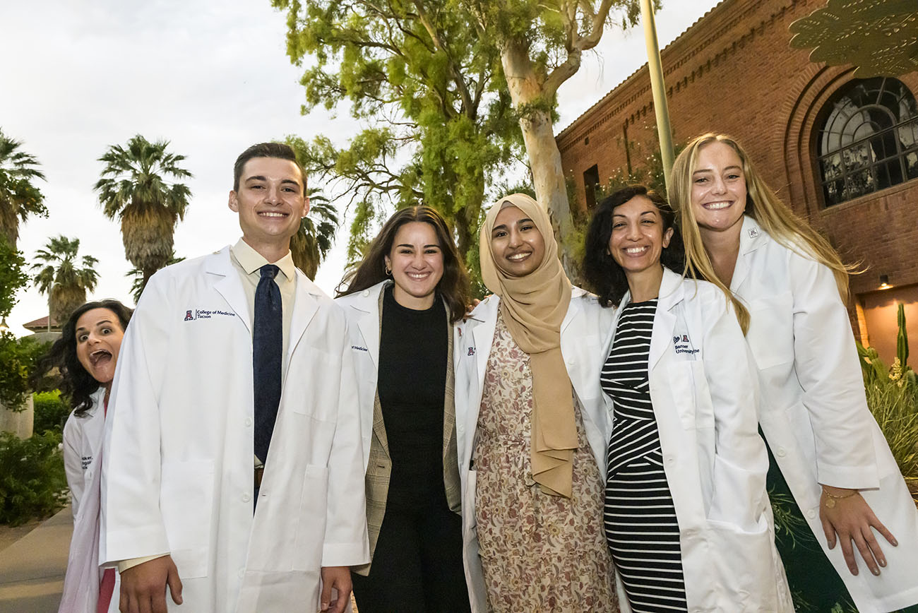 College of Medicine – Tucson’s newest class receive white coats ...