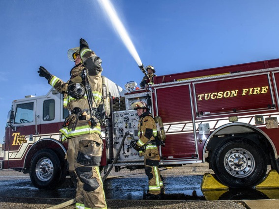 Many studies, including several by the University of Arizona Health Sciences in collaboration with the Tucson Fire Department, contributed evidence that led the International Agency for Research on Cancer to determine occupational exposure as a firefighter causes cancer.