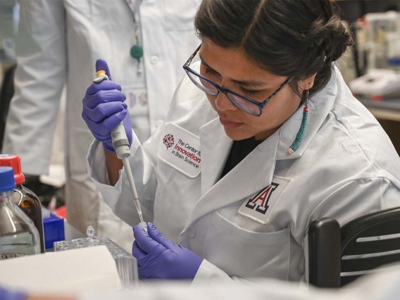 Students from the tribal Diné College immersed themselves in a 10-week program geared toward building research capabilities, trust and discovery in the neurosciences.  