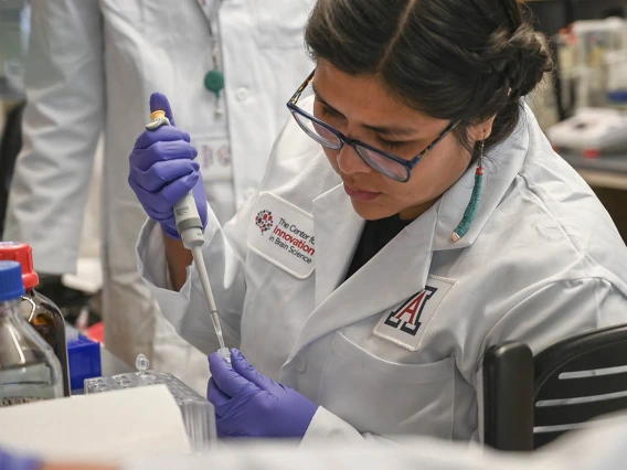 Alyssa Joe, of the Navajo Nation in northern Arizona, aspires to earn her PhD in neuroscience, pharmacology or immunology.