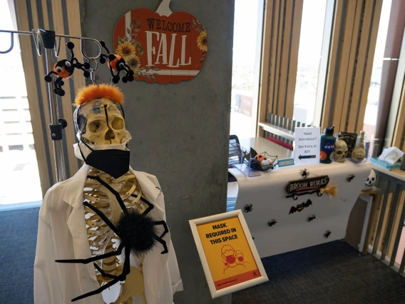 The Interprofessional Clinical and Professional Skills Center on the eighth floor of the Health Sciences Innovation Building is operating with a skeleton staff this week. 