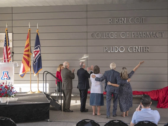 “I feel great. It’s a little overwhelming to see my name up there,” R. Ken Coit said following the unveiling of the new signage. 