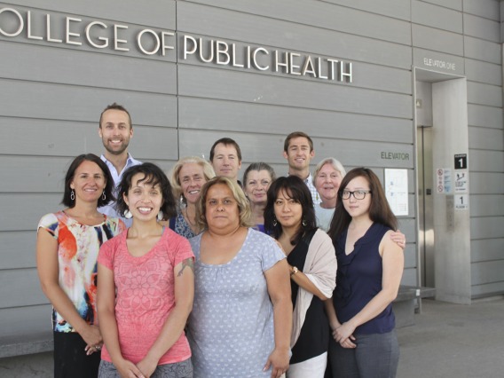 Members of the Arizona Prevention Research Center in 2014. The center’s mission is to address chronic disease health disparities in underserved populations in Southern Arizona.