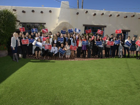 A scholarship luncheon recognizes 2018 recipients.