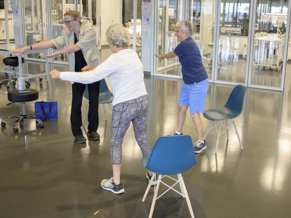 Christine Childers draws from her past as a dance teacher in her research as she helps shape the future of physical therapy for an aging population.