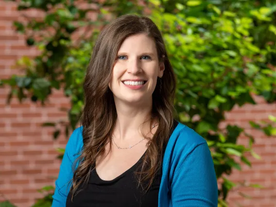 Portrait of professor Rina Fox for the University of Arizona College of Nursing in an outdoor setting.