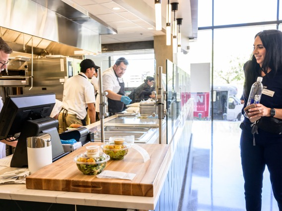 The new Café Bolo in the Health Sciences Innovation Building will offer seasonal foods, grab-and-go options and a coffee bar from 7 a.m.-7 p.m., Monday through Friday.