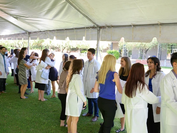 The ceremony concludes “in the traditional American Indian way of acknowledging everyone’s presence at the ceremony, thanking them for participating in the ceremony and wishing them a good day,” Carlos Gonzales, MD, explained.