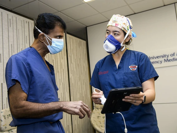 From their base in the College of Medicine – Tucson, Dr. Situ-LaCasse and her mentor, Srikar Adhikari, MD, professor of emergency medicine, discuss bringing bedside ultrasound devices to rural communities, expanding access to the technology.