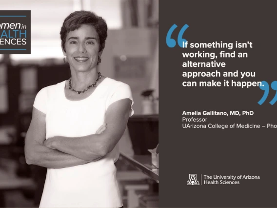 Amelia Gallitano, MD, PhD, said that as a teenager, she noticed her friends struggling with mental health issues. That inspired her to think about how she could spend her life alleviating people’s stress, depression and suicidal thoughts. 