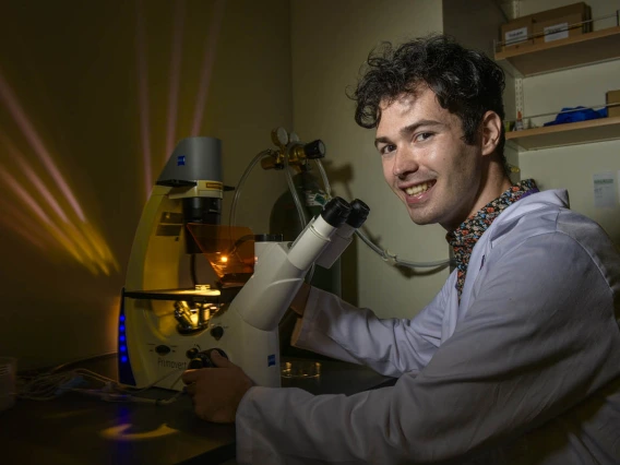 Gregory Branigan is pursuing MD/PhD degrees at the College of Medicine – Tucson, where an NIH grant will fund a new Medical Scientist Training Program for dual-degree students.