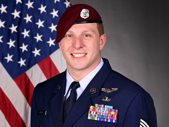 “‘That others may live’ is a creed I lived for for eight years. As a doctor, I will continue to give my all to help those in my care,” said U.S. Air Force veteran and reservist Alex Hilser, a second-year medical student at the College of Medicine – Tucson who was recently named a Tillman Scholar. 