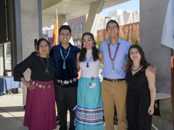 The blessing was coordinated by the Association of Native American Medical Students.