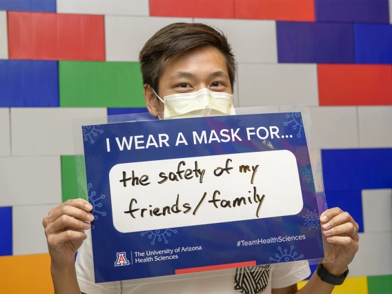 Kevin Cheng, MSc, PhD student, University of Arizona College of Medicine – Tucson, chooses safety over comfort.