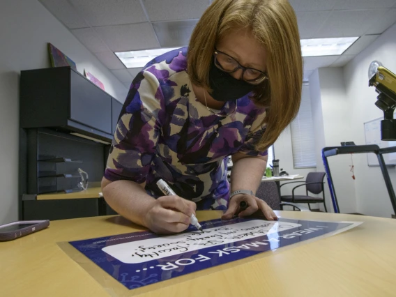 Janet Corral, PhD, associate professor and associate dean of Curricular Affairs at the College of Medicine – Tucson, writes her motivations for upholding public health standards by wearing a mask.