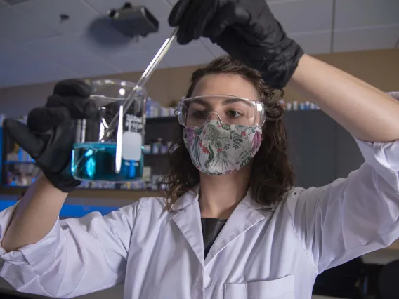 Madison Brandt, RN, is the first Arizona Health Sciences graduate student to pursue a dual Pharmacy-Nursing degree at the University in Arizona and the first recipient of scholarships for the program provided through a $1.4M grant from the Flinn Foundation.   