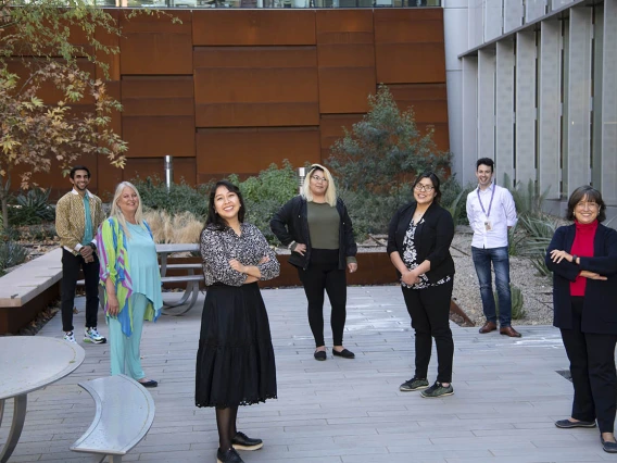 Diné College students took part in a 10-week program focused on building research capabilities, trust and discovery in neurosciences under the leadership of Kathleen Rodgers, PhD, professor of Pharmacology at the College of Medicine – Tucson and Roberta Diaz Brinton, PhD, director of the Center for Innovation in Brain Science.