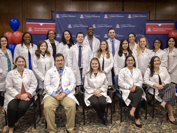 The Primary Care Physician scholarship recipients from the University of Arizona College of Medicine – Tucson. 