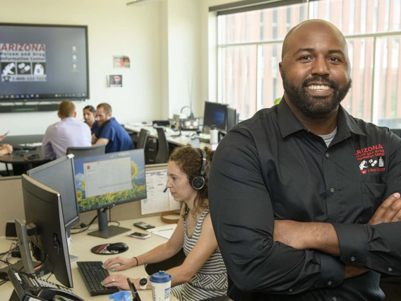 Steven Dudley, PharmD, director of the Arizona Poison and Drug Information Center, said the center handled 10,000 calls on one day after pivoting to become a COVID-19 information center. 