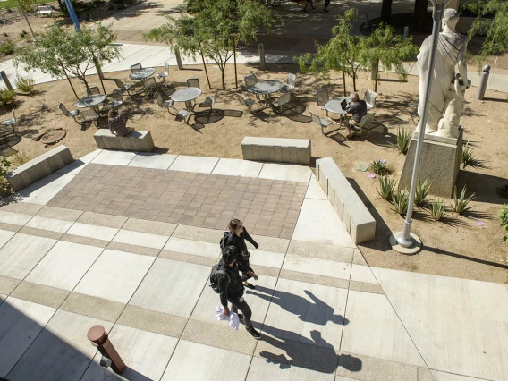 If the plaza between the College of Pharmacy and the Sarver Heart Center is good enough for Hippocrates to hang out, surely it’s good enough to be one of your favorite spaces as well.  