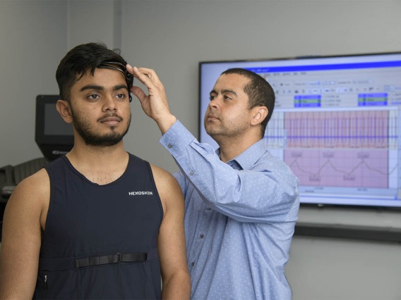 The Sensor Lab connects researchers across disciplines to tap into technological and digital solutions to health care issues using artificial intelligence, virtual reality, mobile applications and more.