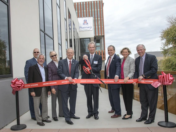 On Feb. 21, the University of Arizona College of Pharmacy opened its renovated and expanded Skaggs Center, which features new laboratory space and more.