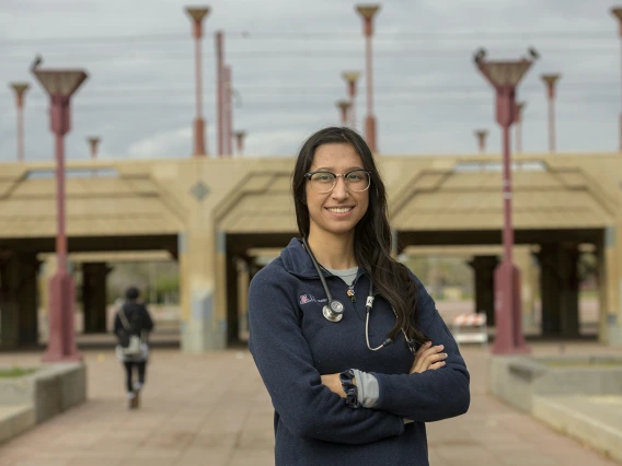 Street Medicine Phoenix volunteer Sara Yee, first-year College of Medicine – Phoenix student, will take over the program next year as a student leader.