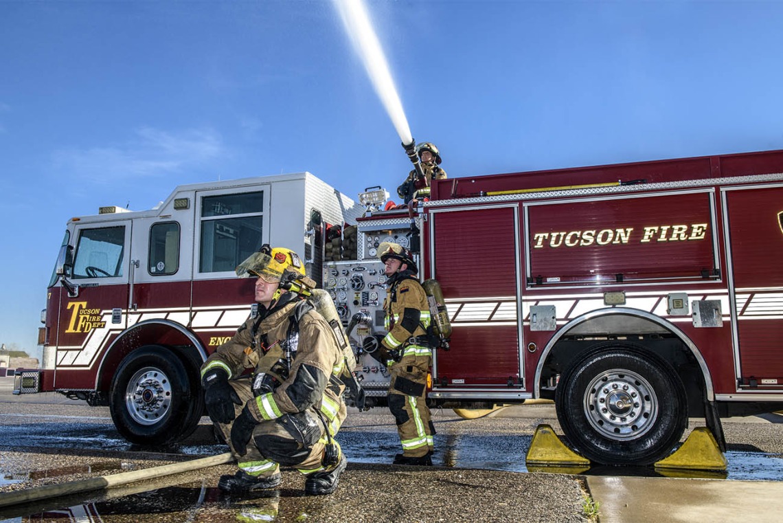 Female firefighters will be recruited for the study from departments across the United States, including the Tucson Fire Department.