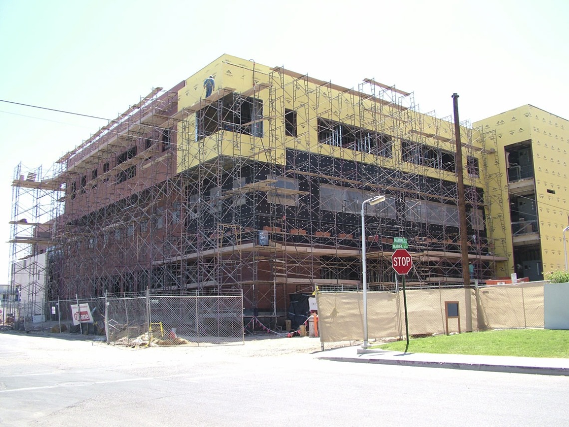 Roy P. Drachman Hall under construction in 2005.
