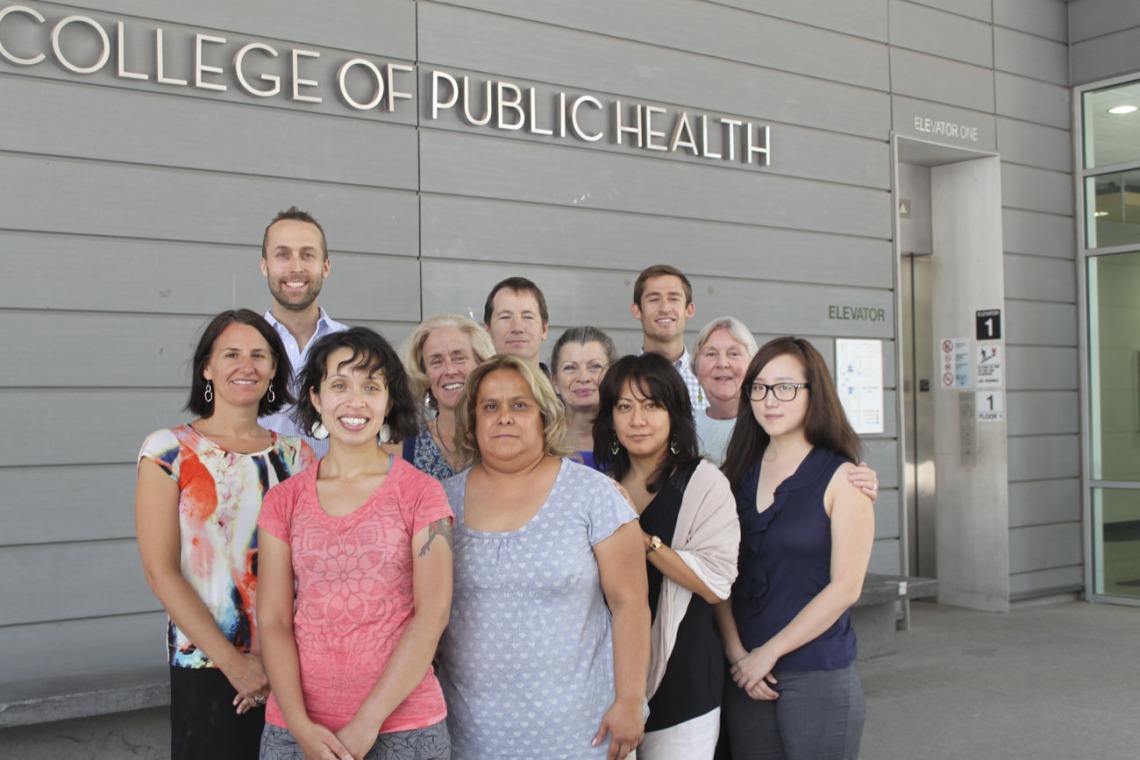Members of the Arizona Prevention Research Center in 2014. The center’s mission is to address chronic disease health disparities in underserved populations in Southern Arizona.