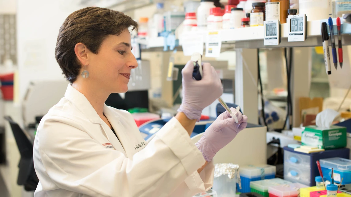 Dr. Amelia Gallitano is hard at work developing a diagnostic test for schizophrenia that can be administered by a non-specialist.