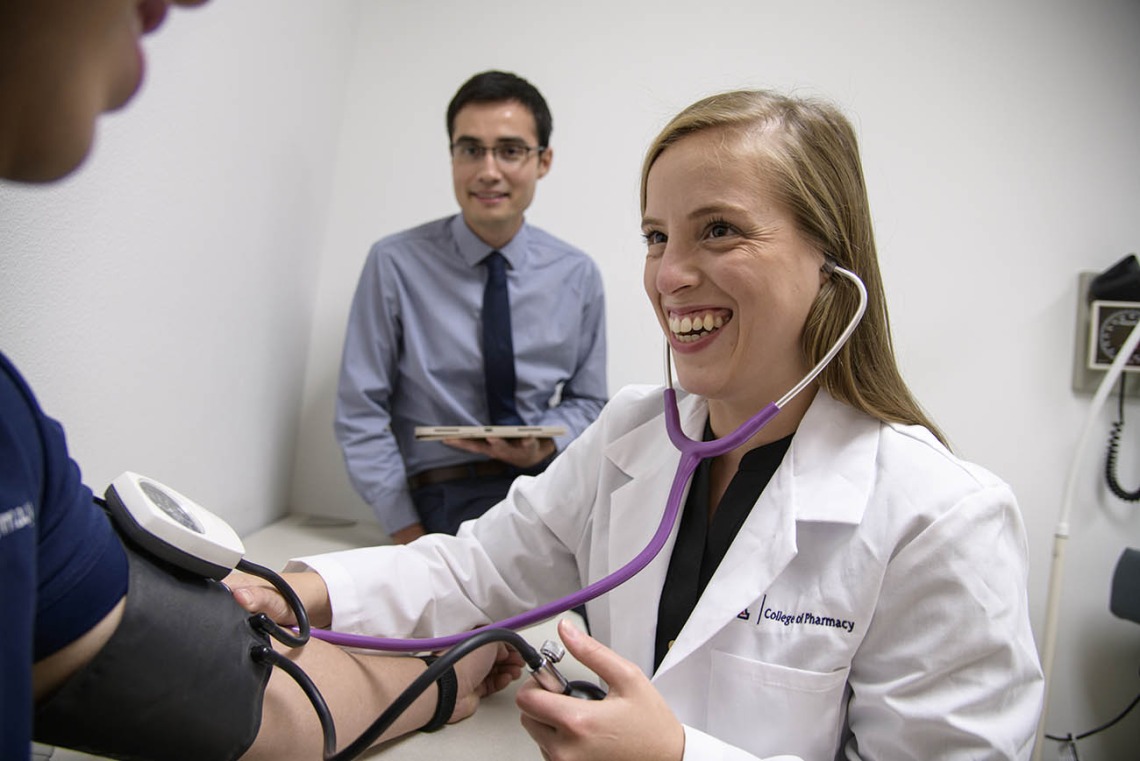 A new dual-degree program allows students to simultaneously earn Doctor of Pharmacy and Master of Science in Nursing degrees, along with a family nurse practitioner certificate, making them ideally qualified to provide care in community-based settings.