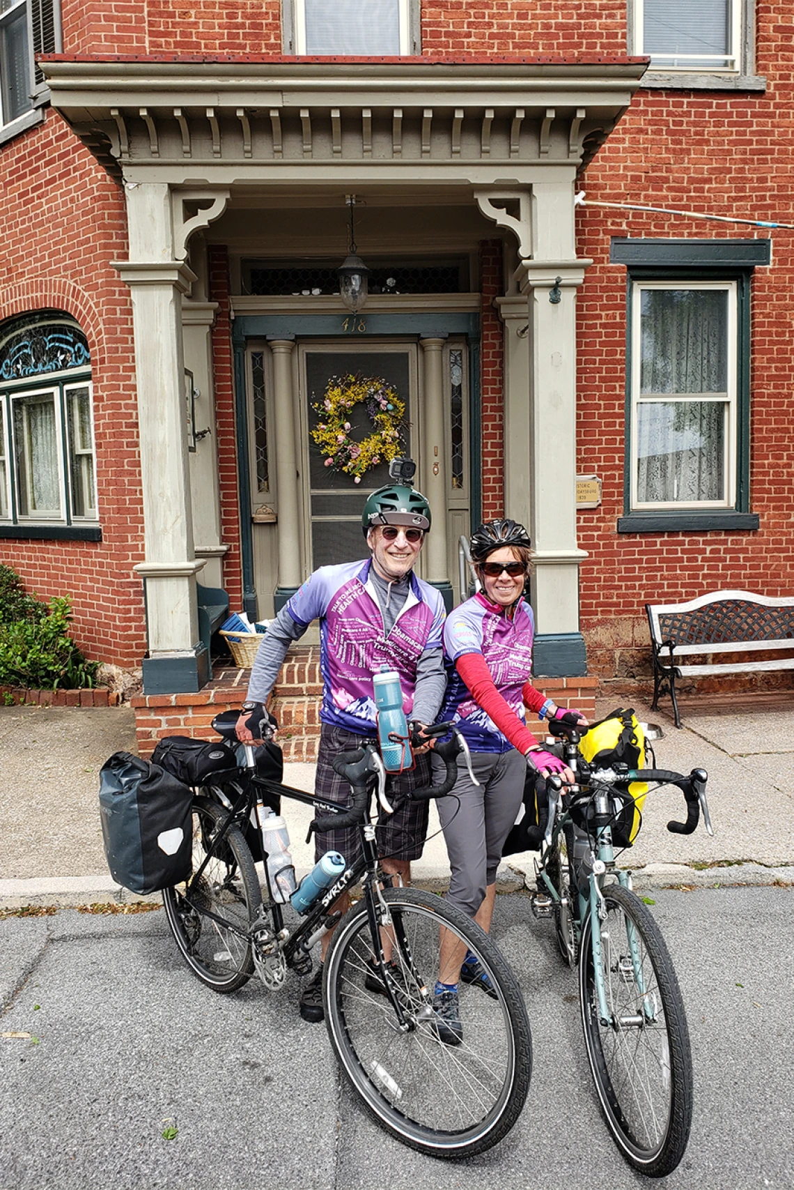 College of Medicine – Tucson professor Paul Gordon, MD, MPH, and his wife, Eve Shapiro, MD, emeritus professor of pediatrics, begin their ride May 19 in State College, Penn.