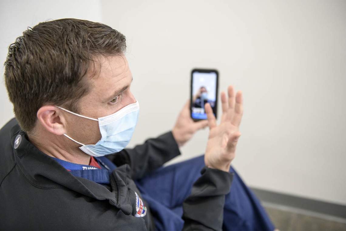 Giving rural EMS responders real-time access to emergency department doctors such as Dr. Gaither may result in better patient triaging, advanced onsite care and referrals to facilities that could best meet the patient’s needs. 