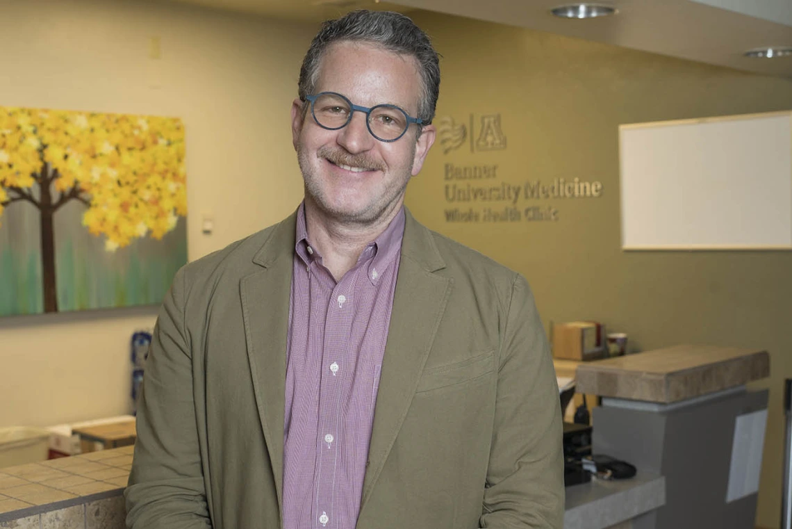 Jordan F. Karp, MD, standing