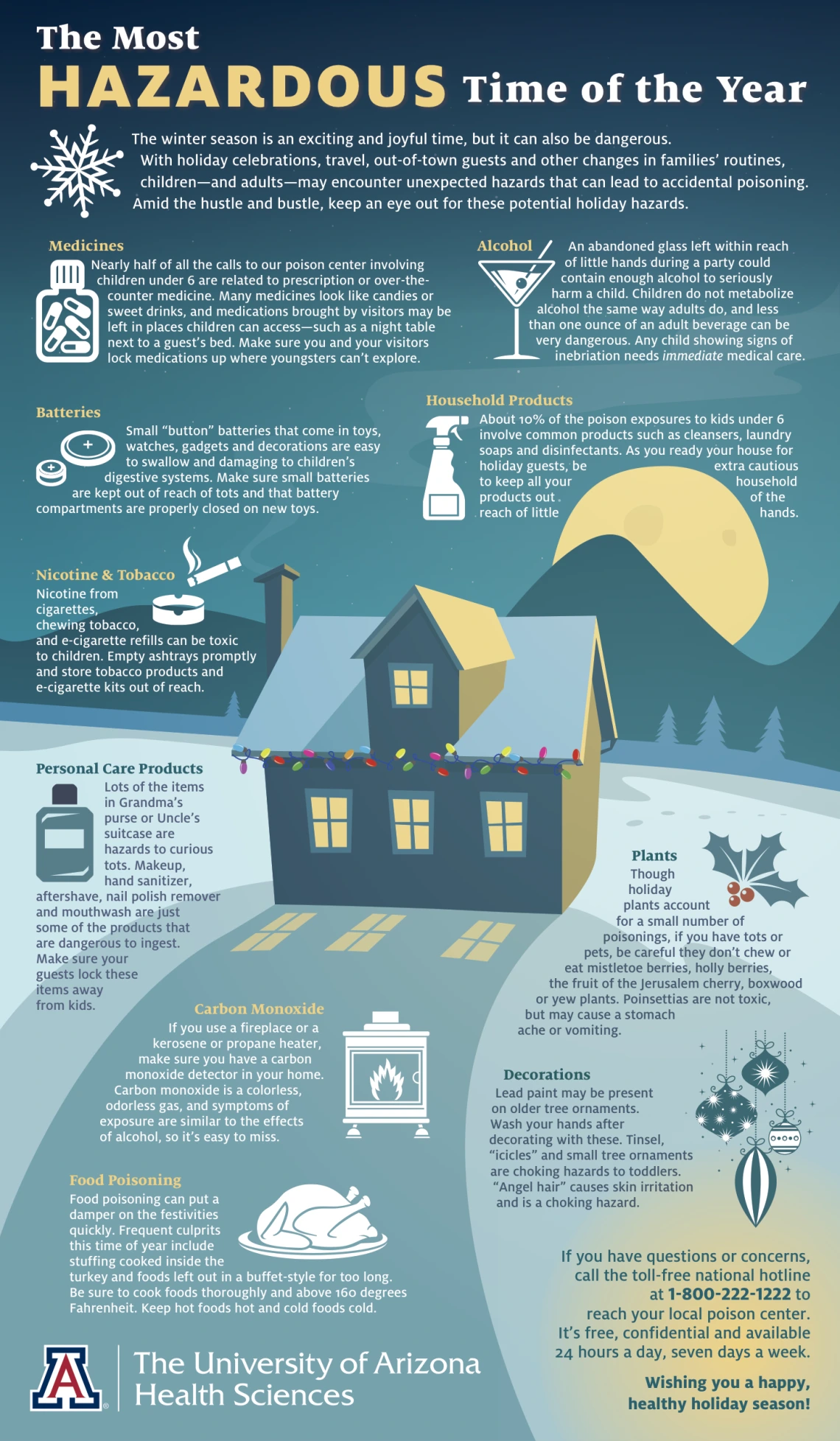 Holiday Hazards Infographic