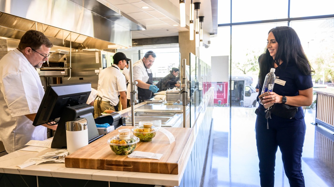 The new Café Bolo in the Health Sciences Innovation Building will offer seasonal foods, grab-and-go options and a coffee bar from 7 a.m.-7 p.m., Monday through Friday.