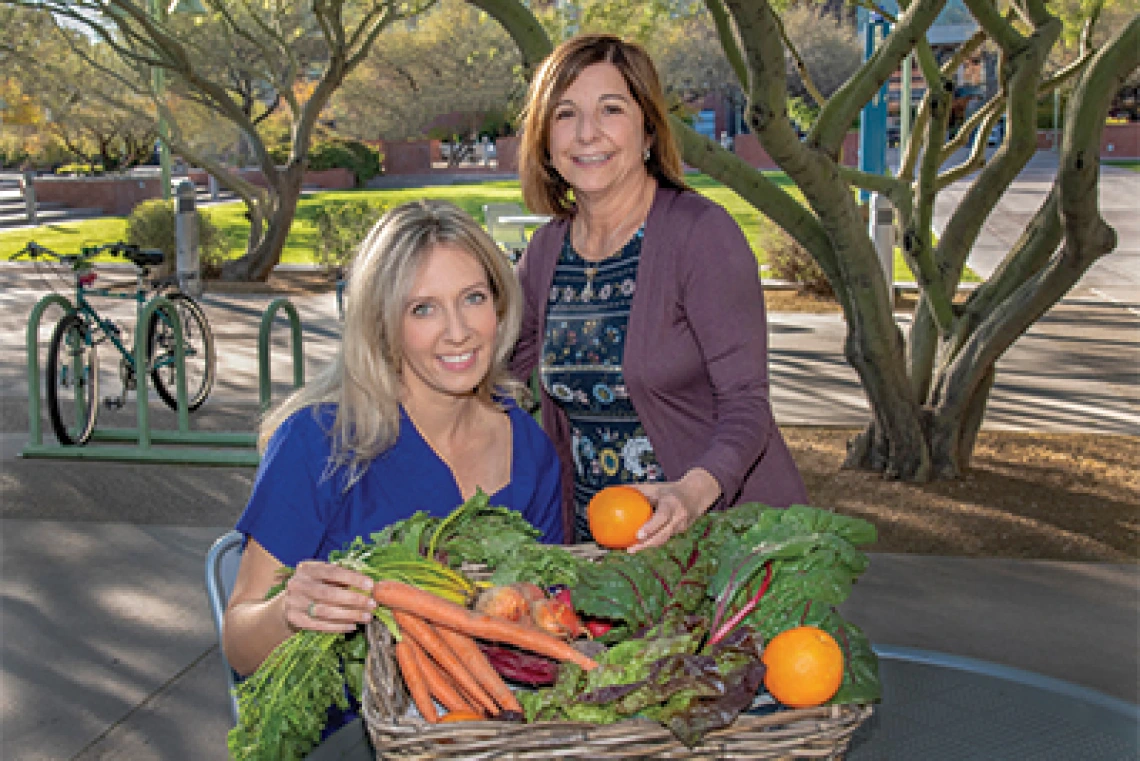 Tracy Crane, PhD (left), and Cynthia Thomson, PhD, RD