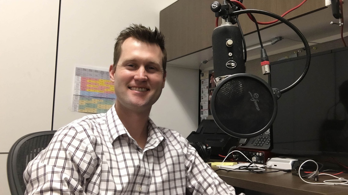 Aaron Leetch, MD, associate professor in emergency medicine and in pediatrics in the College of Medicine — Tucson, started a podcast in 2013 to combat residents approaching him with information that was not found in proper science. The podcast has evolved and recently aired its 100th episode. 