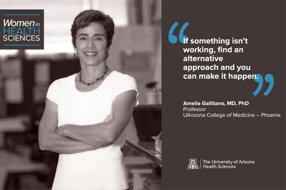Amelia Gallitano, MD, PhD, said that as a teenager, she noticed her friends struggling with mental health issues. That inspired her to think about how she could spend her life alleviating people’s stress, depression and suicidal thoughts. 