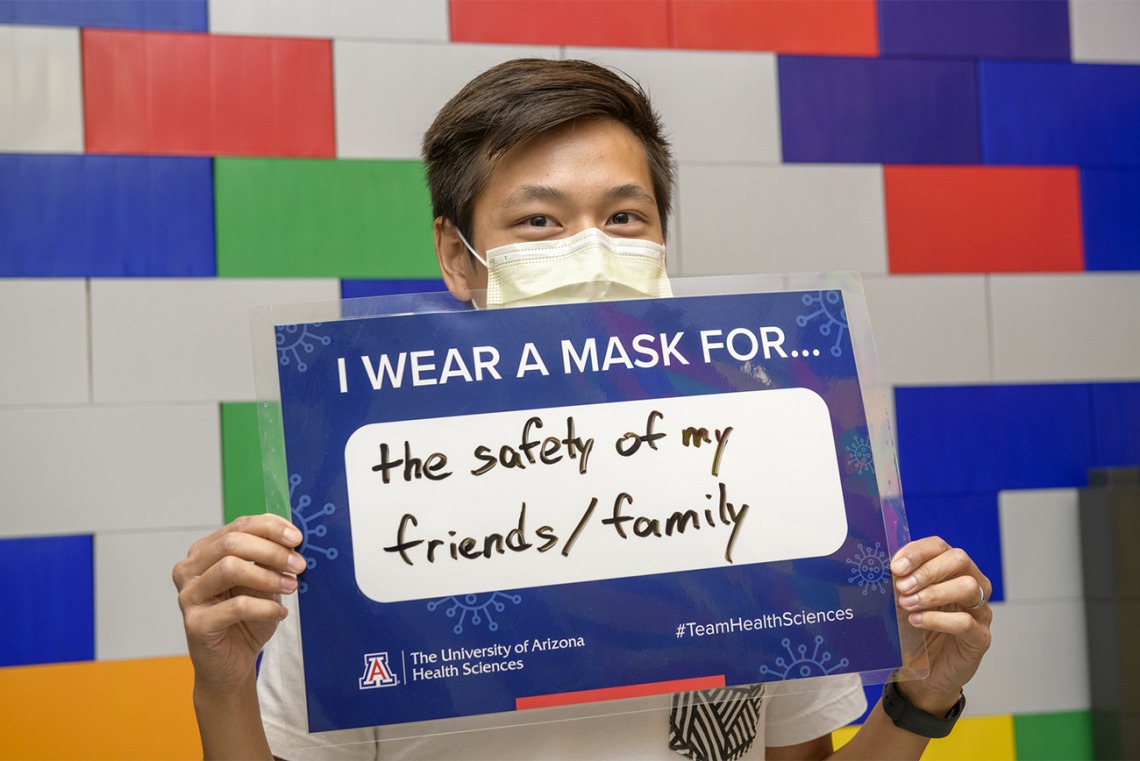 Kevin Cheng, MSc, PhD student, University of Arizona College of Medicine – Tucson, chooses safety over comfort.