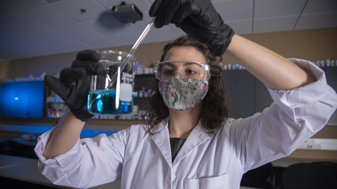 Madison Brandt, RN, is the first Arizona Health Sciences graduate student to pursue a dual Pharmacy-Nursing degree at the University in Arizona and the first recipient of scholarships for the program provided through a $1.4M grant from the Flinn Foundation.   