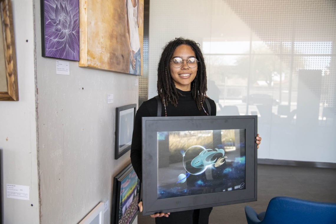 Sydni Wooten’s entry, “Planetary Migration.” Wooten is an information technology support analyst for University of Arizona College of Medicine – Phoenix.