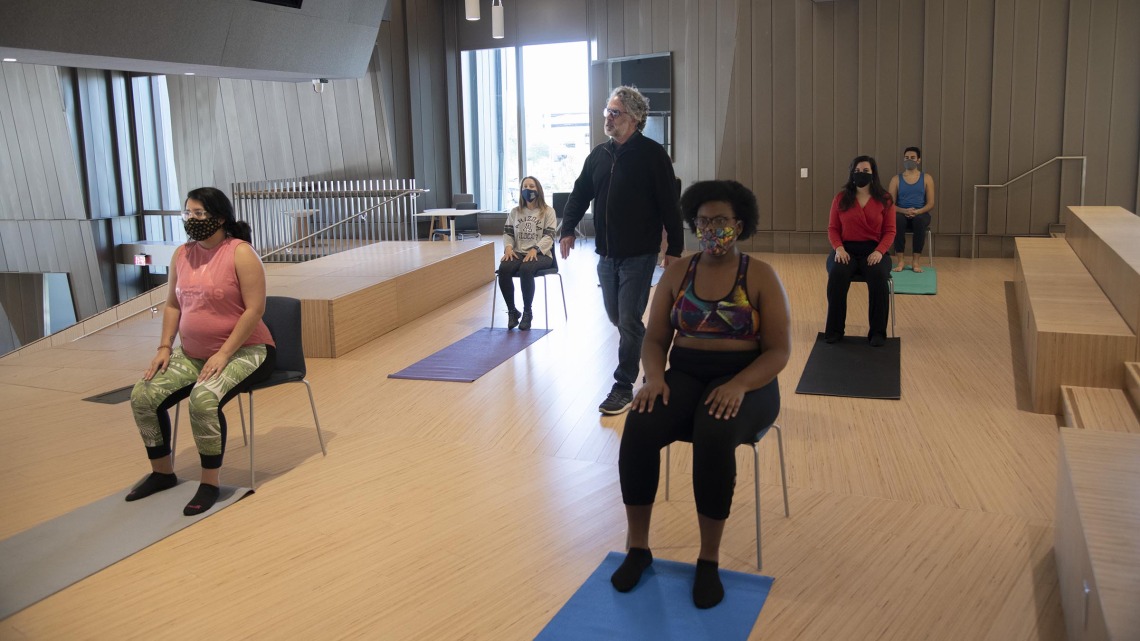 UArizona staff and students learn about the Feldenkrais Method, which uses movement to increase self-awareness and improve function. The method will be taught during the “Aging and the Arts” series.