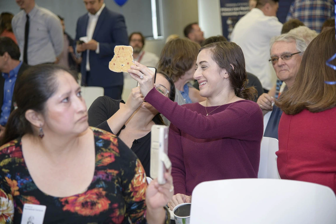 Attendees enjoy themselves ahead of the  Primary Care Physician Scholarship ceremony. 