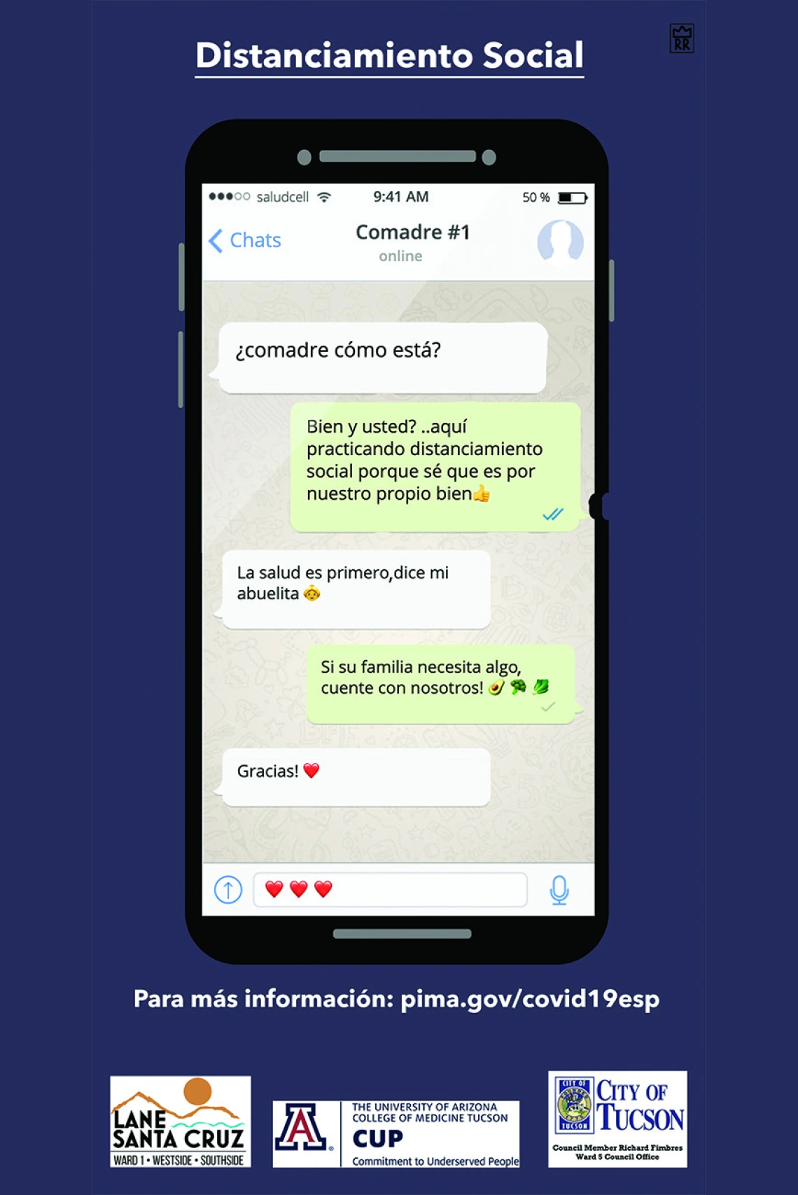 WhatsApp is a popular way to communicate with people who live in different countries, here’s an example of a model conversation about social distancing to protect those we love.