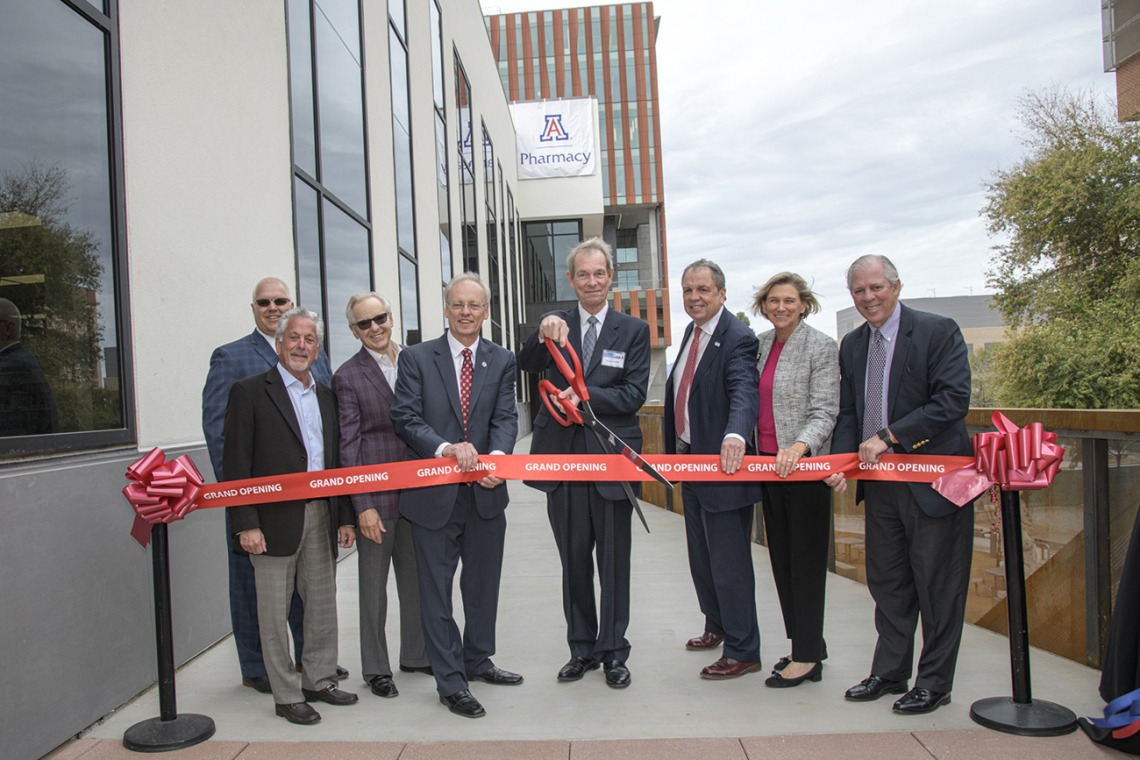 On Feb. 21, the University of Arizona College of Pharmacy opened its renovated and expanded Skaggs Center, which features new laboratory space and more.