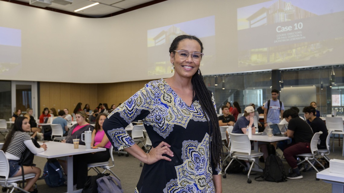 The University of Arizona College of Nursing’s Tarnia Newton, DNP, FNP-C, said she believes all nurses have a calling to advocate for their patients through justice, equity, diversity and inclusion.