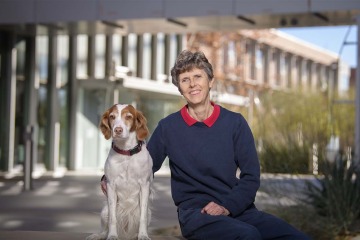 Lisa Shubitz, DVM, is part of the research team that aims to develop a canine vaccine for valley fever. Donations from Arizona dog owners fueled the early research for a canine vaccine, which is a promising step toward a vaccine for humans.